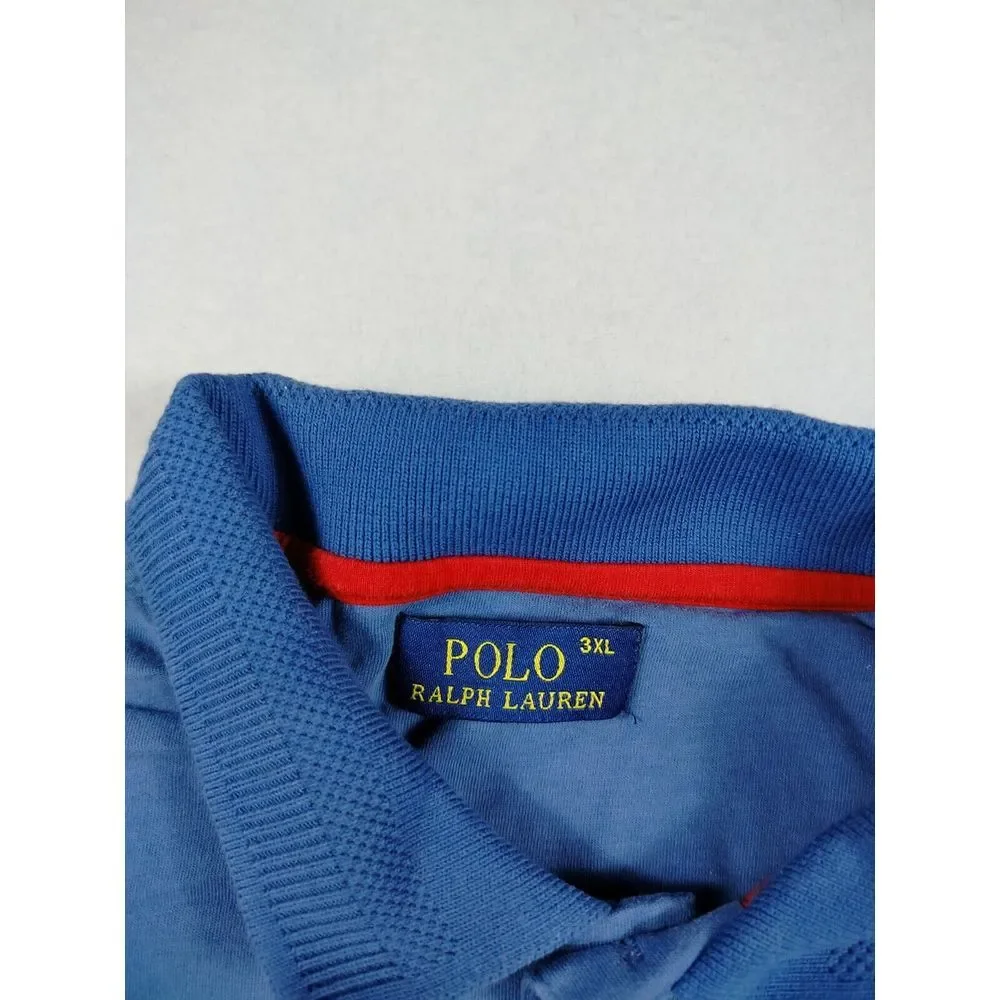 Polo Ralph Lauren Shirt Mens 3XL Blue Flesh Pony Classiccore SlowFashion Quality